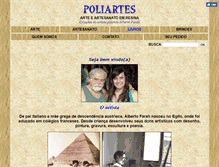 Tablet Screenshot of poliartes.com.br